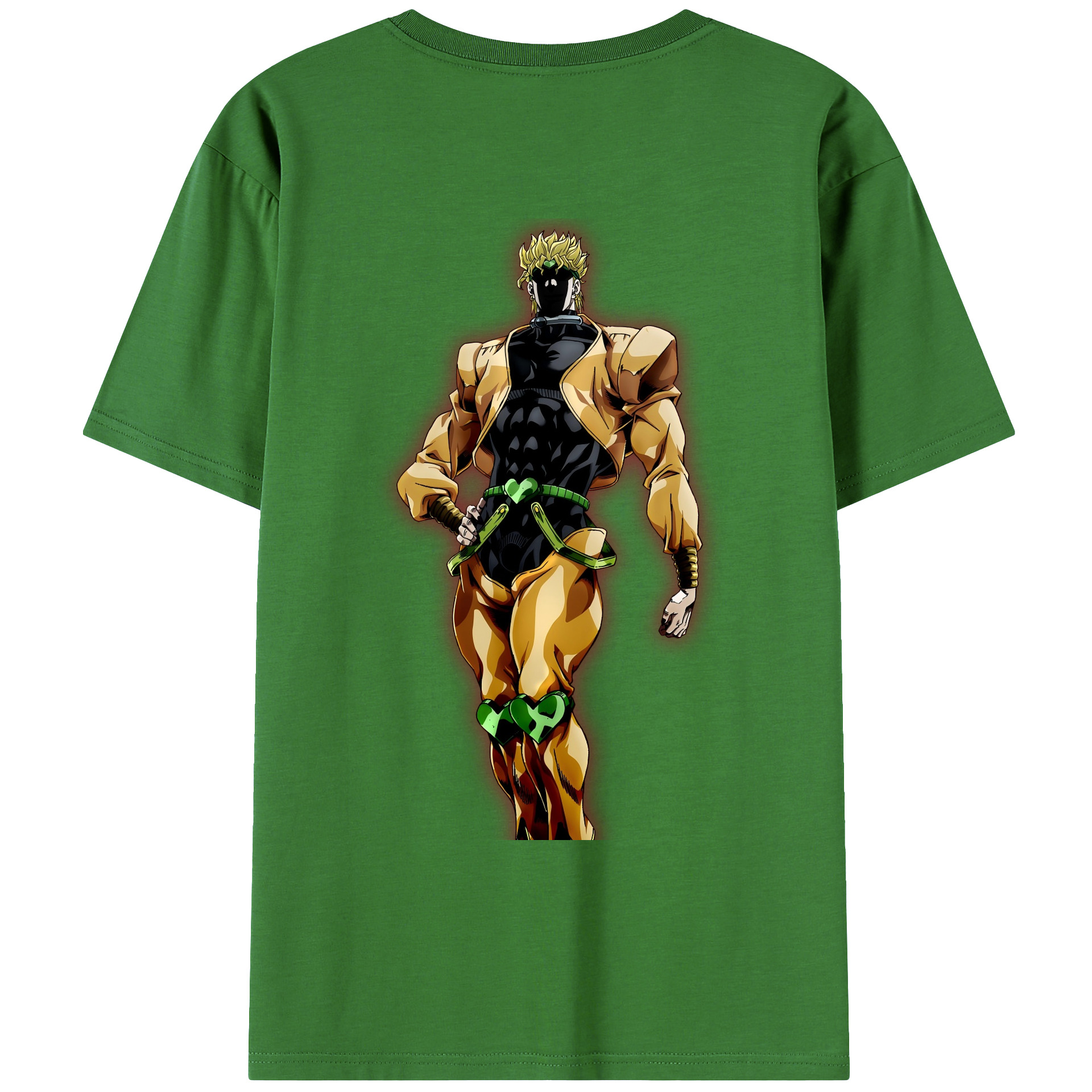 （画像用） ジョジョの奇妙な冒険 ディオ?ブランドー JoJo's Bizarre Adventure Dio Brando レディース半袖Tシャツ(バックプリント)